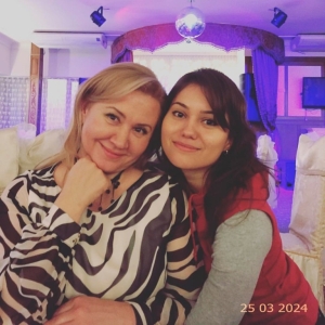 Ekaterina avec une soeur de sa mère